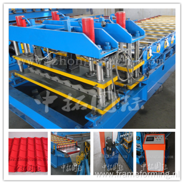 Glazed Roof Sheet Tile Roll Forming Machine